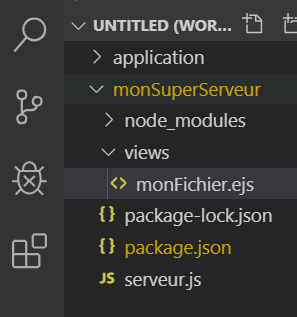 architecture serveur - Node et Express JS