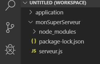 architecture 2, Node et Express JS