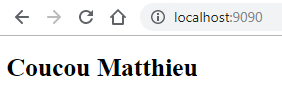 Resultat navigateur 4 - Node et Express JS