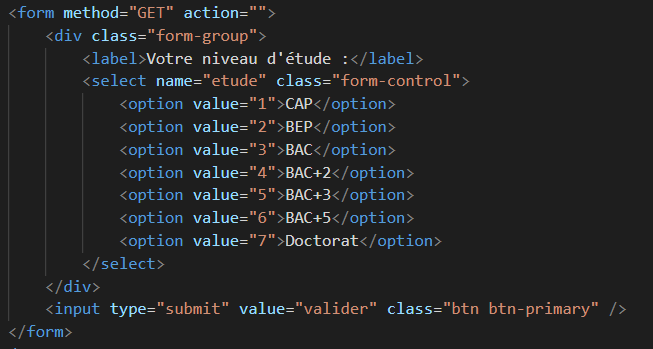 code formulaire exemple 3