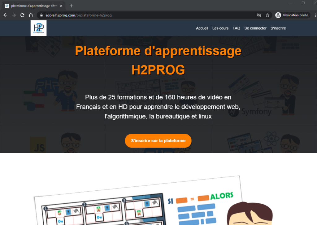 plateforme H2PROG