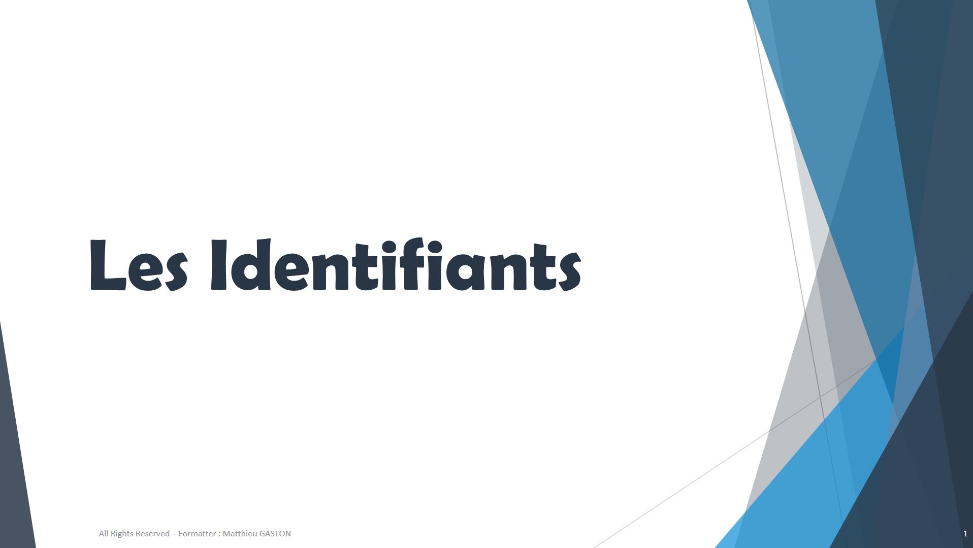 identifiants informatique