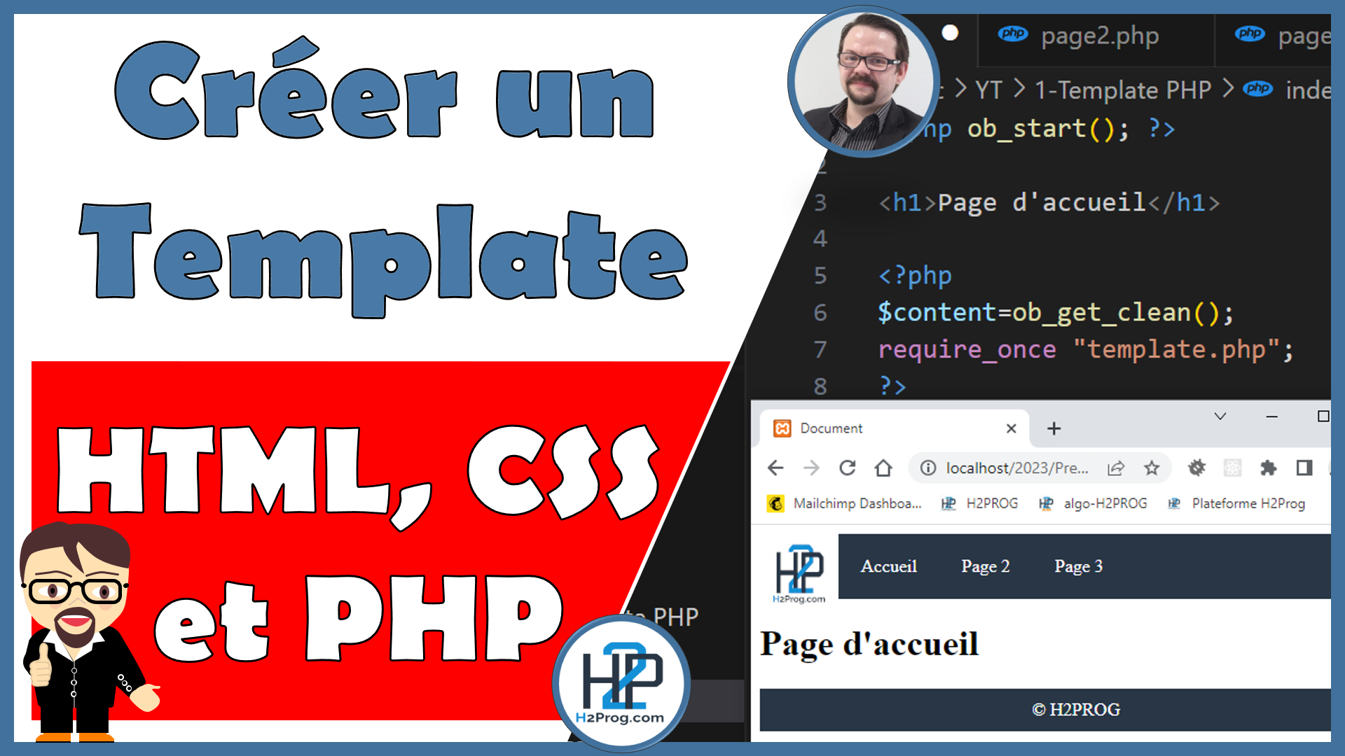 template html php